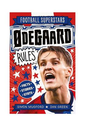 【现货】足球明星特辑：马丁·厄德高 【Football Superstars】?degaard Rules 原版英文儿童漫画图书书籍