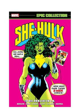 【现货】漫威漫画 绿巨人史诗精选集：生死洛杉矶 She-Hulk Epic Collection 英文漫画书原版进口图书 平装美漫书籍Benson