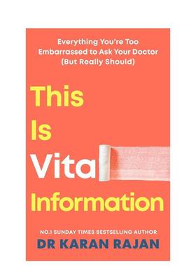 【预售】这是至关重要的信息：那些你不好意思问医生的问题 This is Vital Information 原版英文生活综合图书
