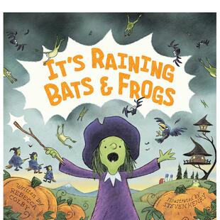 下蝙蝠和青蛙啦 现货 Raining Bats Frogs 英文儿童绘本 原版