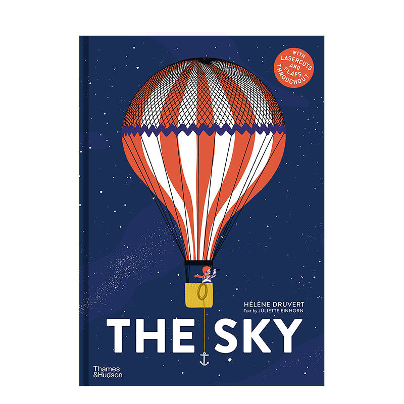【现货】Helene Druvert纸雕艺术儿童书 天空The Sky 儿童趣味互动飞行器百科彩图图册绘本 英文原版书籍进口