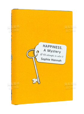 【现货】幸福,一个谜:66次尝试去找到它 Happiness, a Mystery: And 66 Attempts to Solve It 英文原版治愈解忧心灵正念书籍进口
