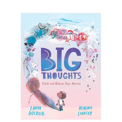 【预售】思绪捕手：与忧虑温柔相处 Big Thoughts 原版英文儿童绘本 SEL情绪管理图书