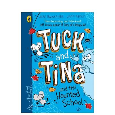 【预售】塔克和蒂娜与闹鬼学校 Tuck and Tina and the Haunted School 原版英文儿童桥梁书 儿童全彩幽默漫画图书书籍