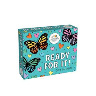 【预售】积极呈现：准备好啦！ 2026年日历 Positively Present 2026 Day-To-Day Calendar: Ready for It! 原版日历 进口图书书籍