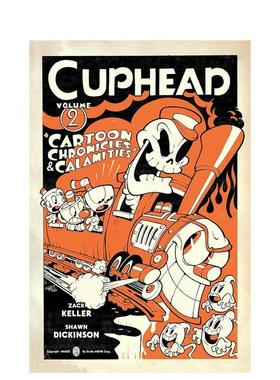 【预售】英文漫画 茶杯头第2卷：历代志与浩劫 Cuphead Volume 2: Cartoon Chronicles & Calamities 原版英文图书