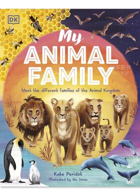 【预售】我的动物家族 My Animal Family 英文儿童绘本原版图书外版进口书籍 Kate Peridot