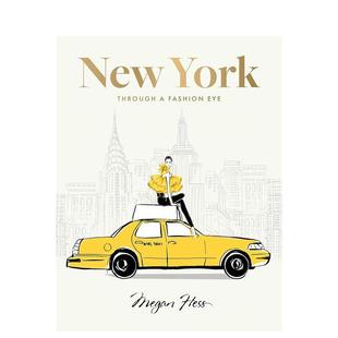 特别版 Through 预售 之眼 Edition 英文插画原画设定集图书 Special New 纽约：透过时尚 Fashion York 原版 Eye