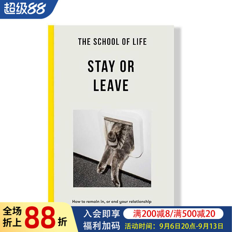 【预售】留下还是离开：如何维系或结束你的感情 Stay or Leave 原版英文生活综合图书图片