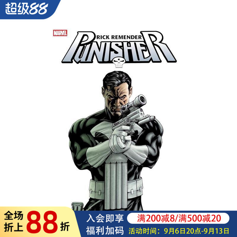 【预售】漫威漫画 惩罚者 合集(新印刷) Punisher by Rick Remender Omnibus 英文漫画书原版进口美漫漫画书籍