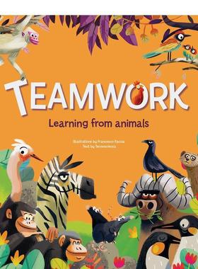 【现货】团结就是力量 动物王国的团队合作 Together Is Better!: Teamwork in the Animal Kingdom 原版英文儿童绘本图书书籍