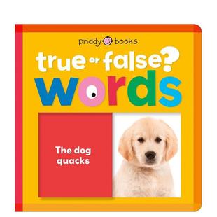 【预售】【是真是假?】单词大挑战 【True or False?】Words 原版英文儿童语言/概念启蒙图书