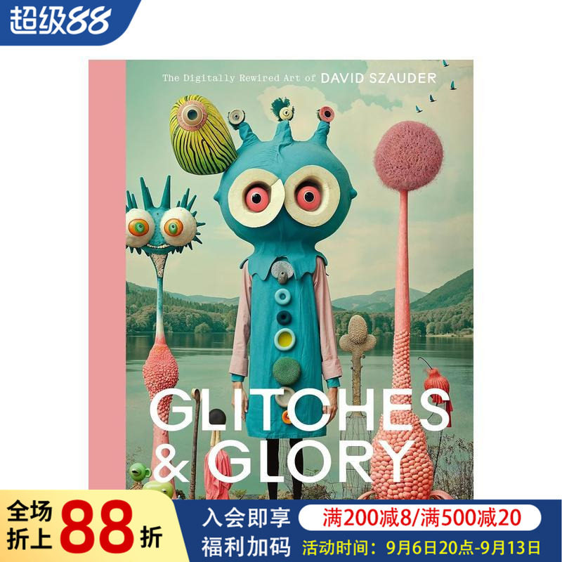 【现货】故障与光芒：大卫·绍德的数字重塑艺术 原版英文画册画集人工智能AI艺术画册 新媒体艺术毕业设计灵感书
