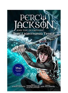 【预售】英文漫画 波西·杰克逊与神火之盗 Percy Jackson and the Olympians The Lightning Thief ... 原版英文漫画书图书书籍