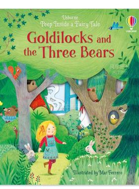 【现货】【洞洞书童话故事】金凤花和三只小熊 英文儿童趣味 【Peep Inside A Fairy Tale】 Goldilocks and the Three Bears