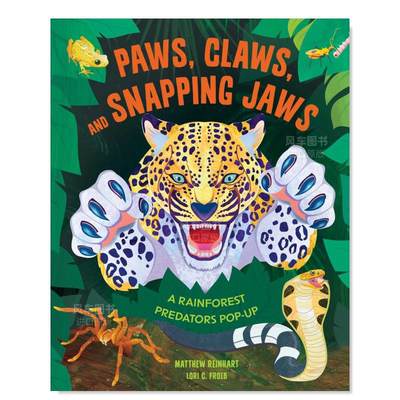 雨林捕食者立体书Paws,Claws,a