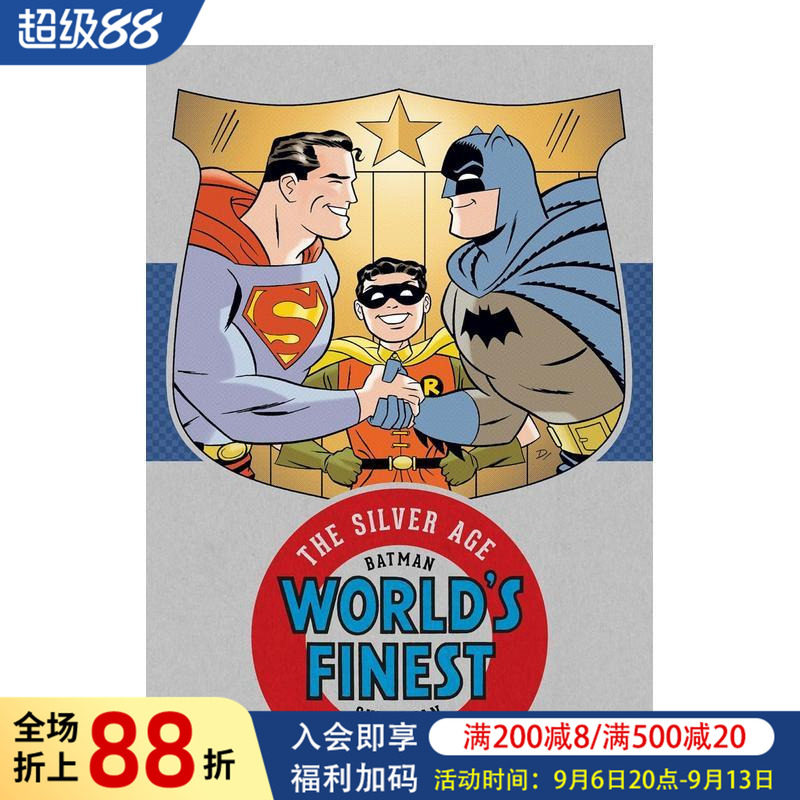 【预售】DC漫画 蝙蝠侠/超人 世界之巅:白银时代合集 卷1(新版) Batman & Superman World’s Finest 英文漫画书原版进口图书美漫