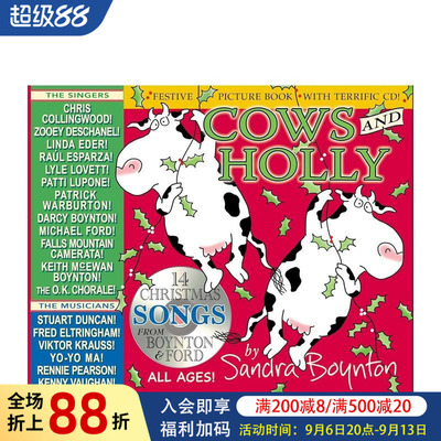 【预售】奶牛和荷莉 Cows And Holly 原版英文儿童绘本 进口图书