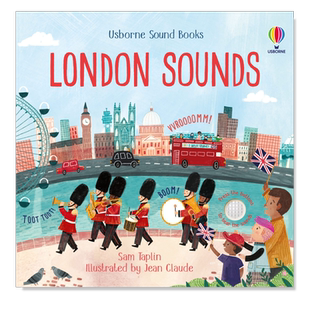 【预售】伦敦之声(发声书) London Sounds (Sound Books) 英文原版幼儿童启蒙绘本纸板书0-2岁 Usborne尤斯伯恩有声书