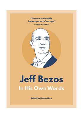 【预售】口袋本 杰夫·贝佐斯的名言名句Jeff Bezos: In His Own Words 名人名言录 英文原版 亚马逊创始人CEO 电商激励鸡汤语录