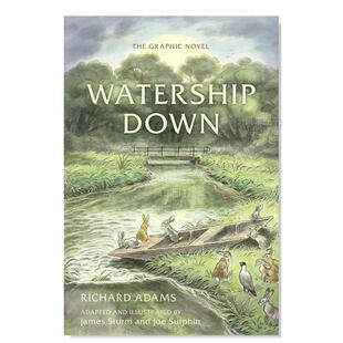 图画小说 Puffin Richard Novel英文儿童漫画原版 预售 沃特希普沉没 图书外版 Down Watership Adams The 进口书籍 Graphic