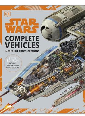 【预售】星球大战完整车辆 新版 Star Wars Complete Vehicles New Edition英文漫画原版图书进口书籍Hidalgo, Pablo