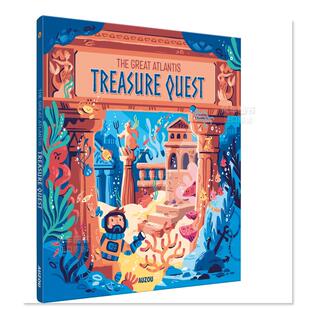 Great 亚特兰蒂斯寻宝之旅The Atlantis Treasure 绘本画册进口图书书籍 Quest英文原版 现货
