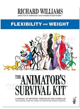 【现货】动画师的生存工具包：灵活性和重量 The Animator’s Survival Kit: Flexibility and Weight 英文原版进口艺术图书籍