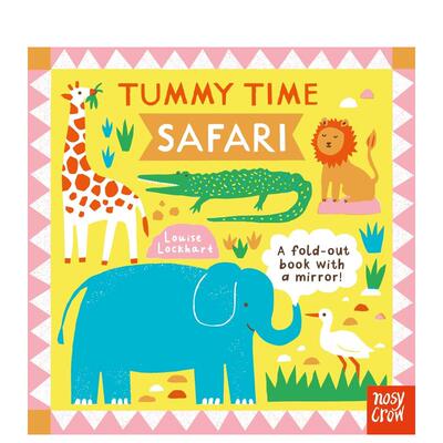 【预售】俯卧时光：狩猎（附带安全镜）婴儿抬头训练 Tummy Time: Safari 原版英文儿童趣味