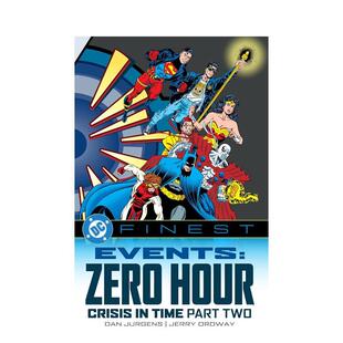 卷2 Events 预售 零时大事件 原版 进口图书 Two DC漫画 Hour Zero Finest 英文漫画书 Part