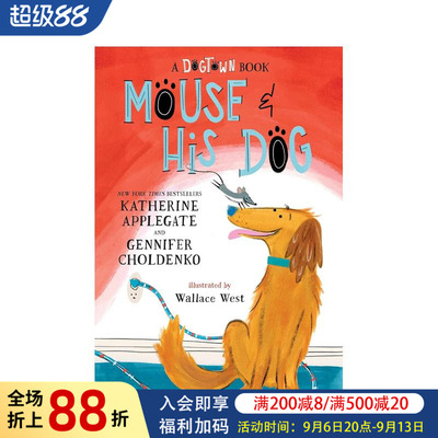 【预售】老鼠和他的狗 Mouse and His Dog: A Dogtown Book 原版英文儿童桥梁书图书