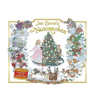 英文儿童绘本图书书籍 珍·布雷特 原版 Nutcracker the Brett Jan 胡桃夹子 预售