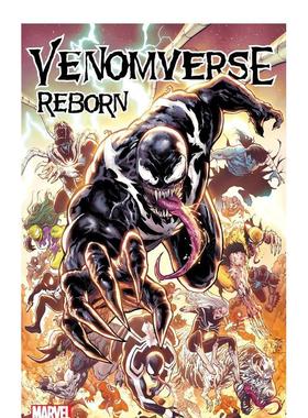 【预售】漫威漫画 毒液重生卷1 Venomverse Reborn: 1 英文漫画书原版进口图书美漫书籍 EWING AL