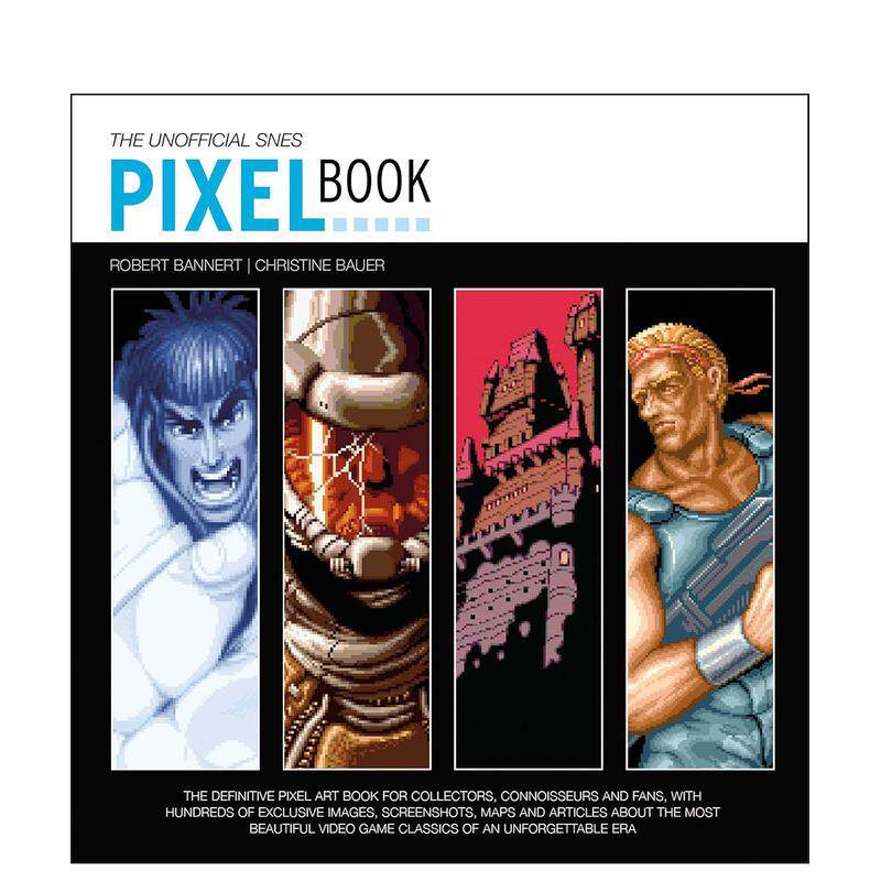 【预售】SNES像素艺术集：游戏黄金时代视觉典藏 The SNES Pixel Book 原版英文艺术插画原画设定集 致敬任天堂 街头霸王图书