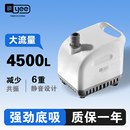 yee鱼缸循环水泵超静音底吸泵养鱼乌龟小型过滤器抽水低吸鱼粪便