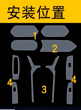 20-24款广汽传祺GS4仪表屏幕专用改装车饰内饰膜透明tpu保护贴膜