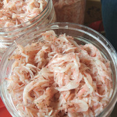 做泡菜腌咸菜380克 原味新鲜山东传统渤海湾手工腌制虾酱 包邮