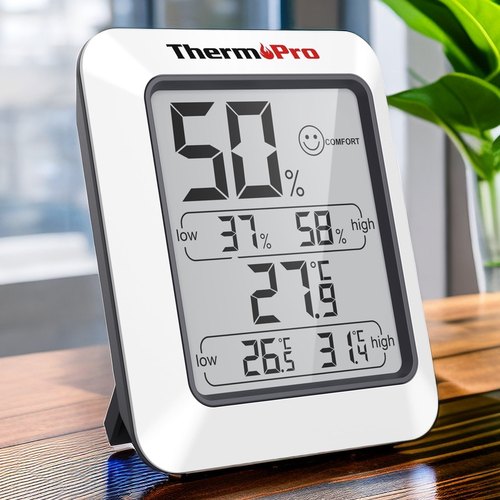 日本本土代购ThermoPro家用室内外电子精准温湿度计测温仪TP50