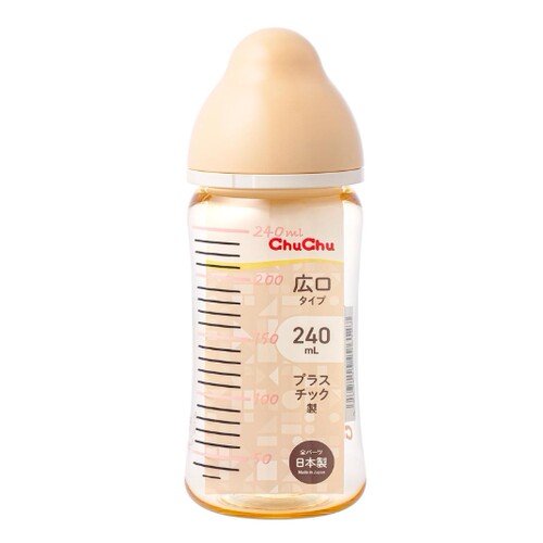 chuchu啾啾全月龄玻璃奶瓶宽口
