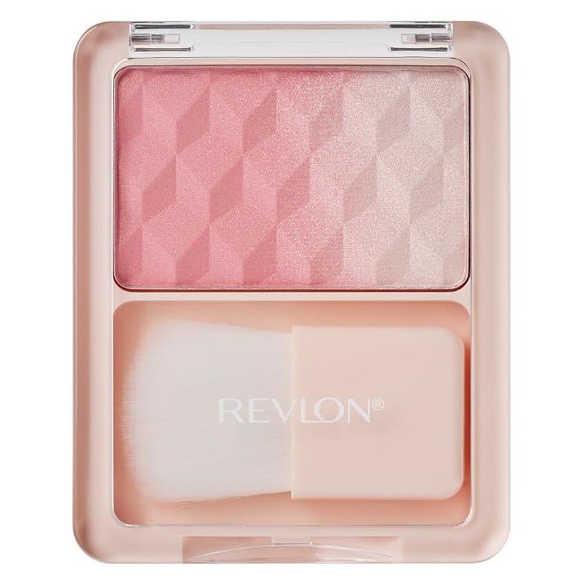 日本本土Revlon露华浓腮红自然提亮修容鼻影盘亮粉腮红盘4.3g