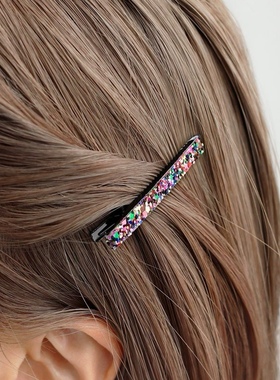 日本本土Ane mone中号发夹鸭嘴夹时尚百搭盘发发夹一对碎发夹