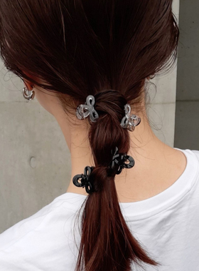 日本本土ane mone透明果冻迷你抓夹日系发夹可爱mini碎发发抓