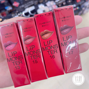 日本本土KATE凯朵唇膏显气色兹润怪兽口红持妆不沾杯3g