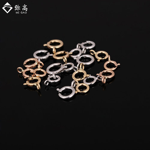 珠宝玫瑰金弹簧扣弥高