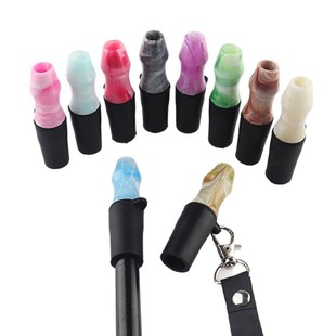 批发价夏季新款私人烟嘴水烟配件 彩色树脂挂带吸嘴 阿拉伯水烟