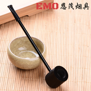 EMO恩茂大力水手烟斗 烟丝斗 黑檀木梨花木 过滤烟斗直式便携烟具