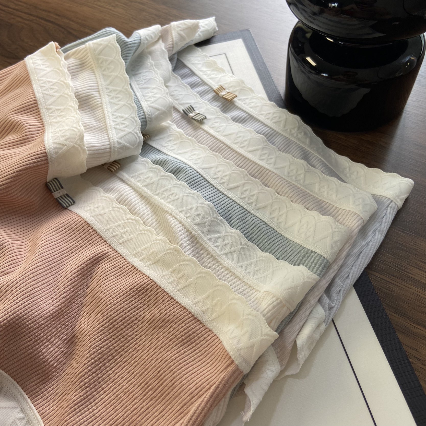 莫代尔螺纹棉中腰抗菌肌理感无痕少女可爱三角裤,女士内衣/男士内衣/家居服,女三角裤,淘宝优惠券,粉丝福利购,淘宝优惠卷