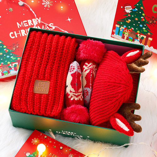 儿童保暖三件套实用暖心礼物