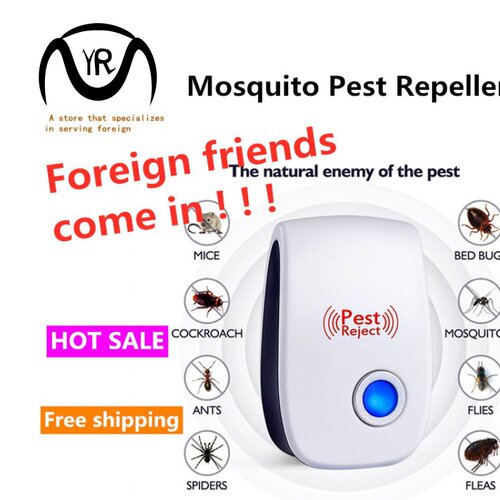 Ultrasonic Electronic Pest Mouse Repeller Mosquito reject
