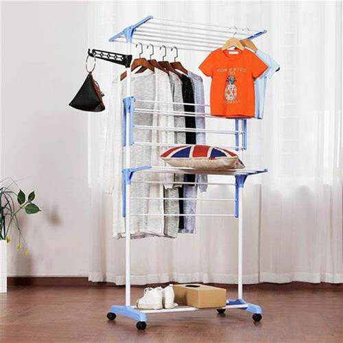 clothes drying rack folding laundry garment dryer hanger新款